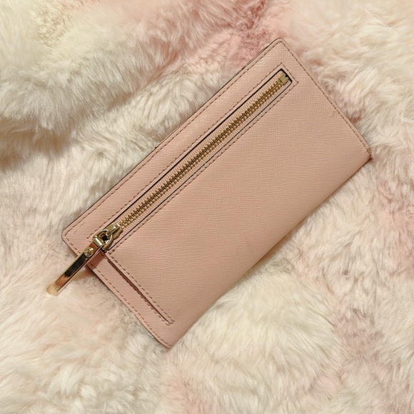 Kate Spade long wallet in nude pink - Picture 3 of 4